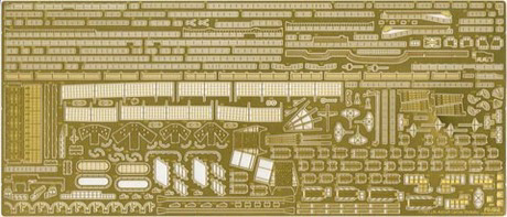 [TOKU-41 EX-101] 1/700 Photo-Etched Parts for IJN Aircraft Carrier Shokaku (w/2 pieces 25mm Machine Cannan)