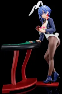 Hakoiri-musume Sakuya Sieglinde wearing lapis lazuli blue bunny costume with Nip Slip Gimmick System - The Demon Sword Master of Excalibur Academy - photo 13