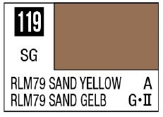 GSI Creos Mr. Color 119 - RLM76 Sand Yellow (Semi-Gloss/Aircraft) - Paints