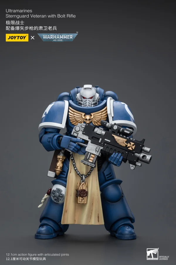 JOYTOY Ultramarines Sternguard Veteran with Bolt Rifle - Warhammer 40K