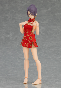 figma Female Body (Mika) with Mini Skirt Chinese Dress Outfit 6