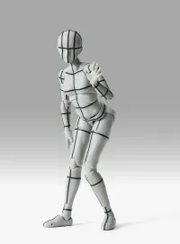 TAMASHII NATIONS BODY CHAN -Sports- Edition-WIRE FRAME- (Gray Color Ver.) "BODY-KUN/BODY-CHAN", TAMASHII NATIONS S.H.Figuarts - Body-chan - photo 1