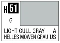GSI Creos AQUEOUS HOBBY COLOR - H51 GLOSS LIGHT GULL GRAY (US NAVY AIRCRAFT) - photo 1