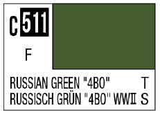 C511 Russian Green "4BO" [for Soviet tank "4BO"  WWII]