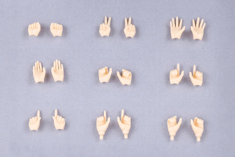 KOTOBUKIYA MEGAMI DEVICE M.S.G 09 HAND SET SKIN COLOR A - Megami Device
