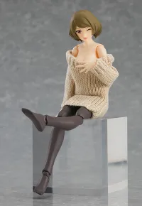 GOOD SMILE COMPANY figma Styles Off-the-Shoulder Sweater Dress (Gray) - Figure Accessories - photo 6