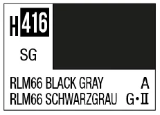 GSI Creos H416 RLM66 Black Gray [German luftwaffe airclaf]