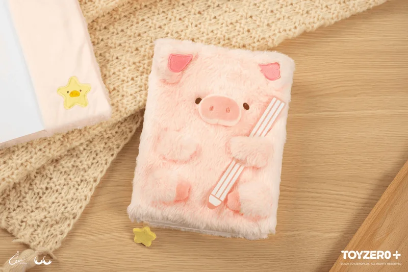 TOYZEROPLUS LuLu the Piggy Generic - B6 Plush Note Book - LuLu The Piggy