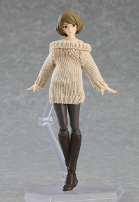 figma Female Body (Chiaki) with Off-the-Shoulder Sweater Dress 3