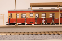 1/80 Scale Paper kit Town Corner Accessory Series Local type island platform Extension set B（Shed） 5