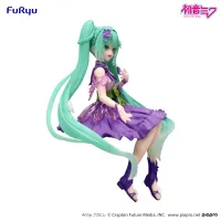 FuRyu Hatsune Miku Noodle Stopper Figure -Flower Fairy Cosmos Purple Color ver.- - Hatsune Miku - photo 2