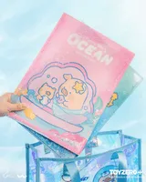 TOYZEROPLUS LuLu the Piggy Ocean - Glitter A4 Folder (Mermaid ver.) - LuLu The Piggy - photo 1