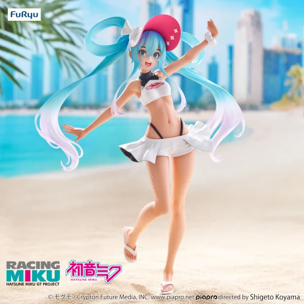 FuRyu Hatsune Miku GT Project Trio-Try-iT Figure -Racing Miku 2024 Summer Holiday ver.- - Hatsune Miku GT Project