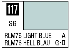 Mr Color Spray - S117 RLM76 Light Blue (Semi-Gloss/Aircraft)