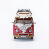 wa-gu-mi Vintage Volkswagen Type 2 (T1) Camper Van RED 4