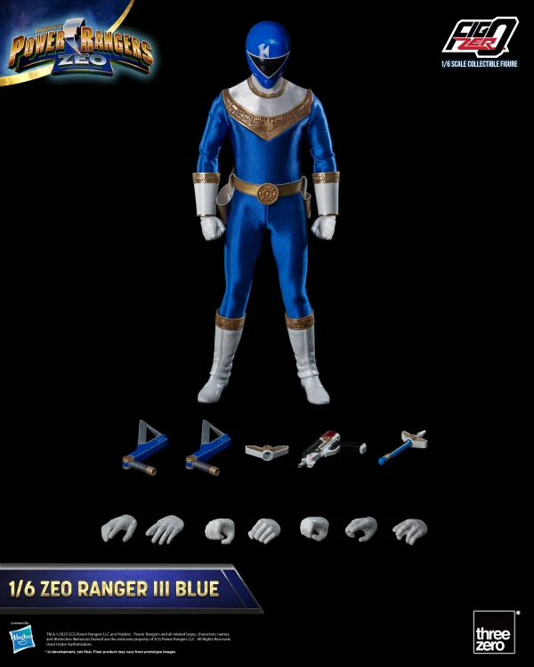 threezero Power Rangers Zeo - FigZero 1/6 Zeo Ranger III Blue - Power Rangers