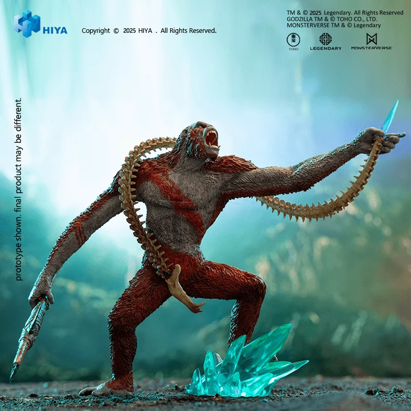 HIYA TOYS Godzilla x Kong The New Empire Skar King PVC statue - Godzilla