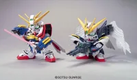 BANDAI HOBBY BB God Gundam & W Gundam Zero Custom Set - SD Gundam Sangokuden Brave Battle Warriors - photo 2