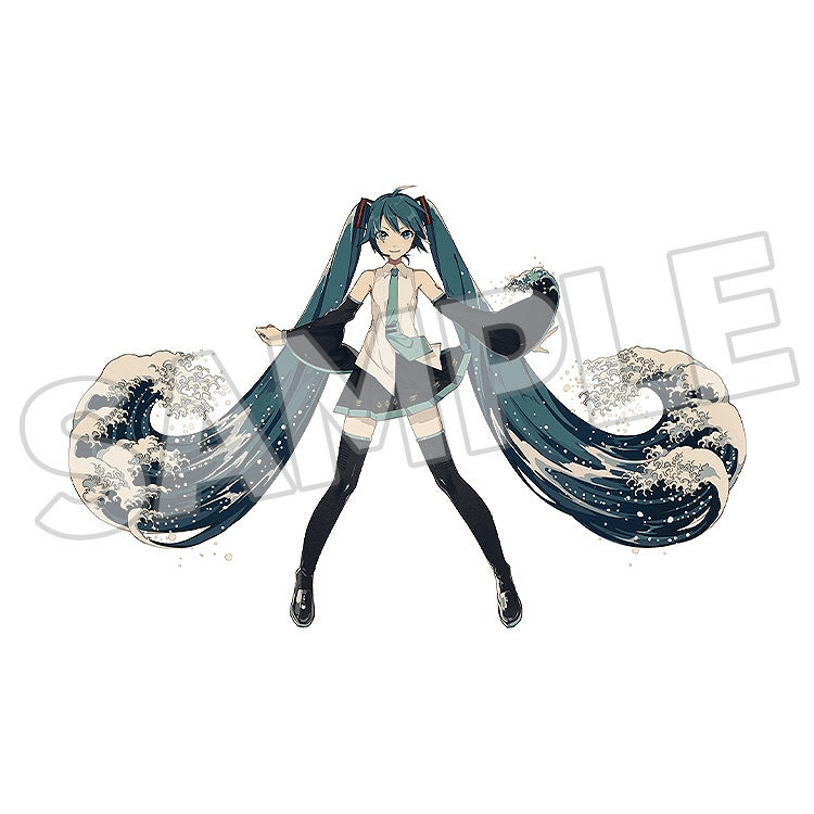 Hatsune Miku x Katsushika Hokusai Plushie Wave