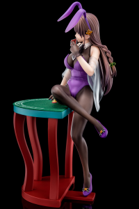 Elfine Phillet wearing flower’s purple bunny costume with Nip Slip Gimmick System 5