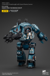 Alpha Legion Contemptor Dreadnought with Gravis Plasma Cannon 7