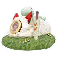 Upon San's Mask Statue Desk Clock 6