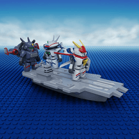BRICKROID Dragonar-1 (Opening Ver.) & Carrier Set 6
