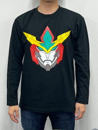 (M) Bang Brave Face Logo Long T-Shirt Black 5