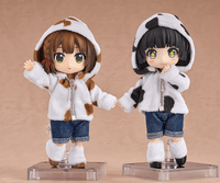Nendoroid Doll Outfit Set: Animal Hoodie Coffee Milk 4