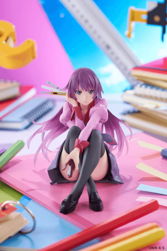 TAITO Monogatari Series Desktop Cute Figure - Hitagi Senjougahara Reissue - Monogatari Series