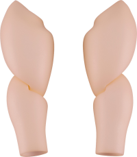 Nendoroid Doll Leg Parts: Wide (Peach) 2