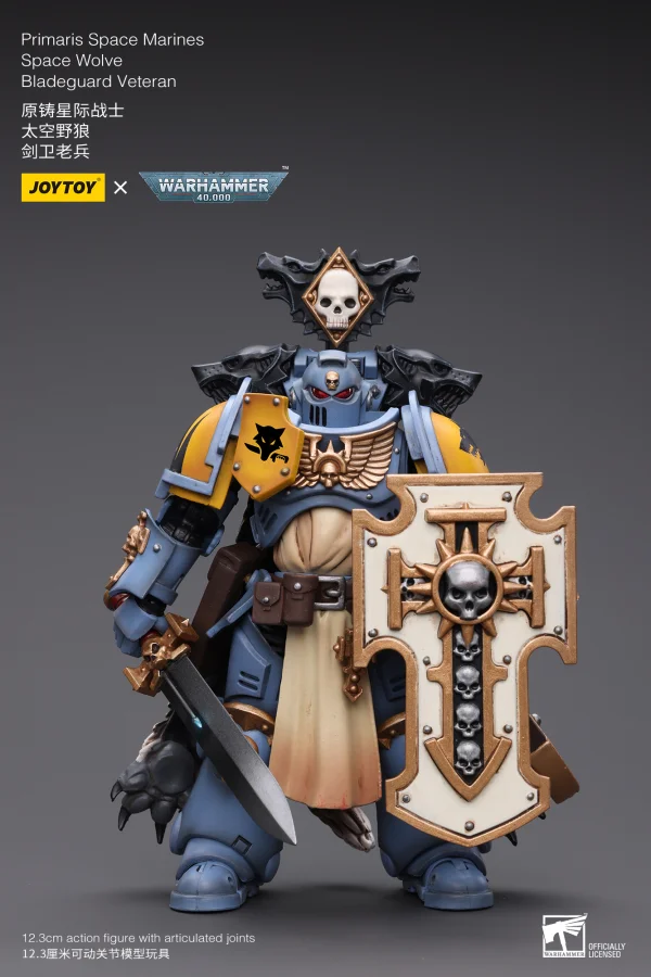 JOYTOY Primaris Space Marines Space Wolves Bladeguard Veteran - Warhammer 40K