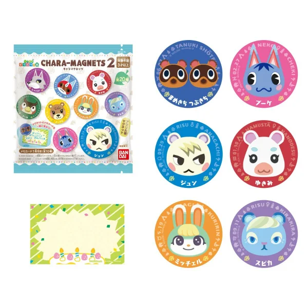 BANDAI [PC] Animal Crossing New Horizons Chara Magnet 2 - Animal Crossing