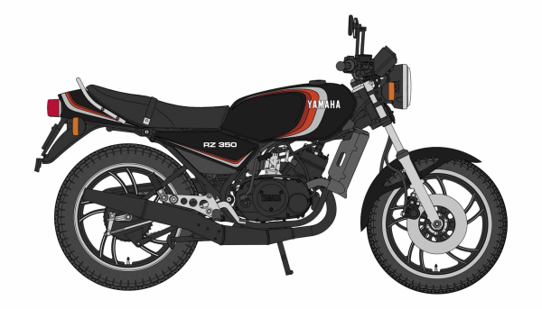 1/12  Yamaha RZ350 (4U0) (1982) "BLACK COLOR"