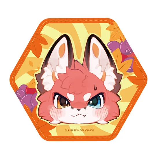 GoodSmile Moment FLUFFY LAND Pinback Button Angry(re-run) - FLUFFY LAND