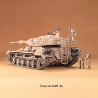 BANDAI HOBBY HG 1/35 EFGM M61A5 MAIN BATTLE TSNK SEMOVENTE PHANTOM ELEMENT - Mobile Suit Gundam - photo 2