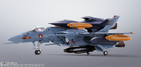 VF-0A PHOENIX(SHIN KUDO USE) ＋ QF-2200D-B GHOST "MACROSS ZERO", TAMASHII NATIONS HI-METAL R 13