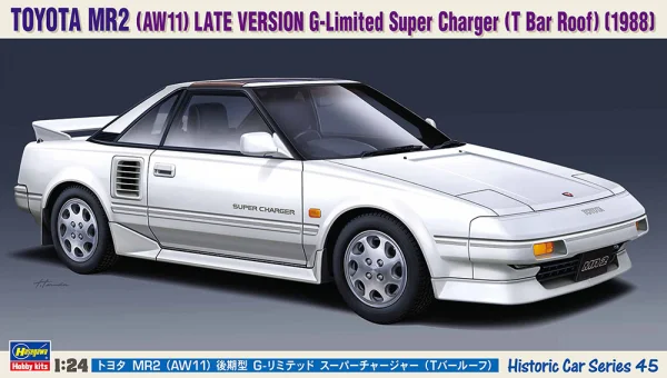 [HC45] 1:24 TOYOTA MR2 (AW11) LATE VERSION G-Limited Super Charger (T Bar Roof)