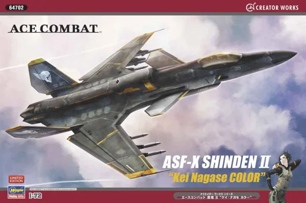 1/72  ACE COMBAT ASF-X SHINDEN II "Kei Nagase COLOR"