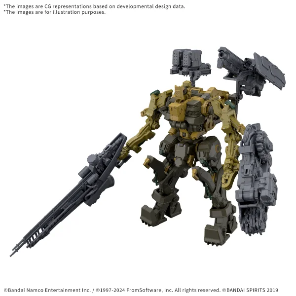 BANDAI HOBBY 30MM ARMORED CORE Ⅵ FIRES OF RUBICON RaD CC-3000 WRECKER MILK TOOTH - ARMORED CORE