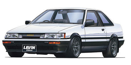 [ID-61] 1/24 Toyota AE86 Levin 2 door "Late type"'85