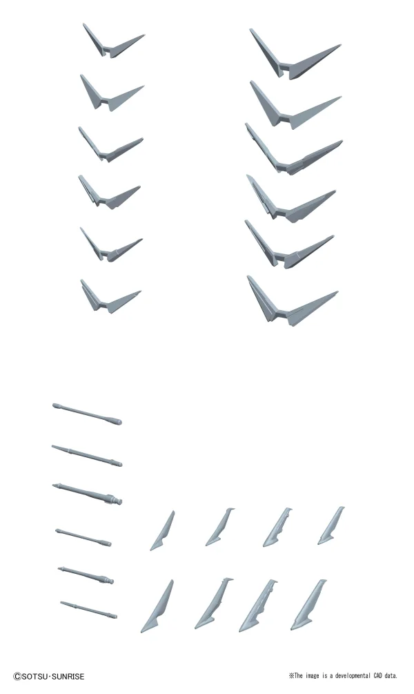 BANDAI HOBBY Builders Parts - HD Blade 01 - Kit Accessories