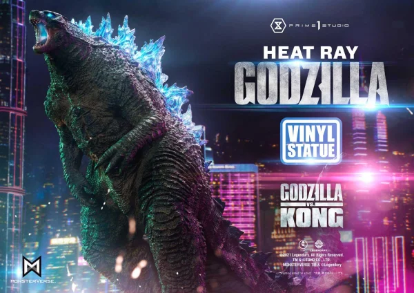 Prime 1 Studio Ultimate Diorama Masterline Godzilla vs Kong (Film) Heat Ray Godzilla Vinyl Statue - Godzilla