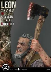 Prime 1 Studio Ultimate Premium Masterline Resident Evil 4 Leon S. Kennedy versus Chainsaw Villager - Video Games - photo 45