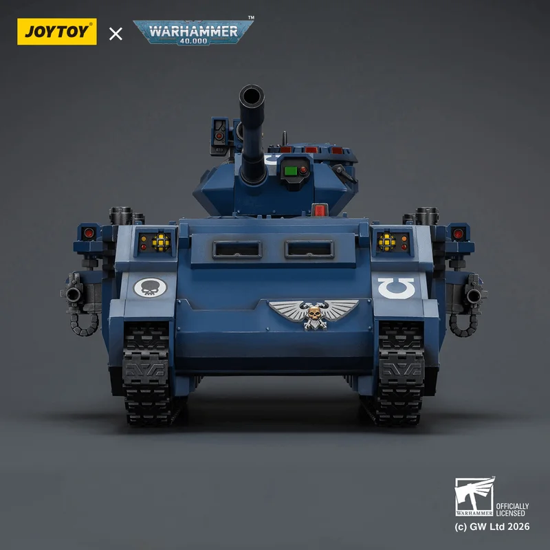 JOYTOY Ultramarines Predator Destructor with turret-mounted autocannon and sponson-mounted heavy bolters - Warhammer 40K