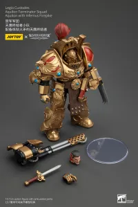 JOYTOY Legio Custodes Aquilon Terminator Squad Aquilon with Infernus Firepike - Warhammer 40K - photo 3