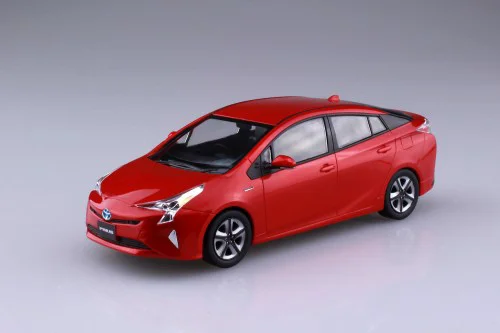 Aoshima SNAP KIT #02-B - 1/32 TOYOTA PRIUS (Emotional Red) - Scale Kits