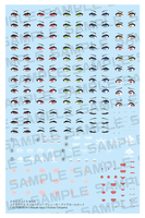 MEGAMI DEVICE M.S.G YGGDRASIS SHARPSHOOTER EYE DECAL SET 1