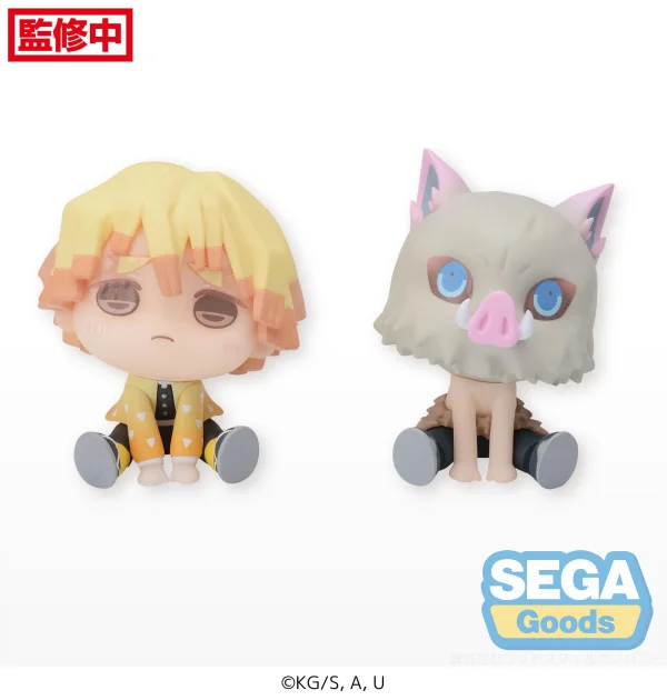 SEGA QyuruMe "Demon Slayer: Kimetsu no Yaiba" Mini Figure "Zenitsu Agatsuma & Inosuke Hashibira" (EX) - Demon Slayer: Kimetsu no Yaiba