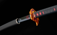 NICHIRIN SWORD (TANJIRO KAMADO) KYOJURO RENGOKU’S SWORD GUARD ver. "Demon Slayer: Kimetsu no Yaiba", TAMASHII NATIONS PROPLICA 4
